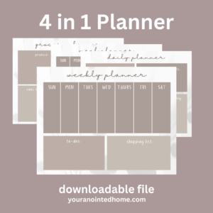 4 in 1 Planner
